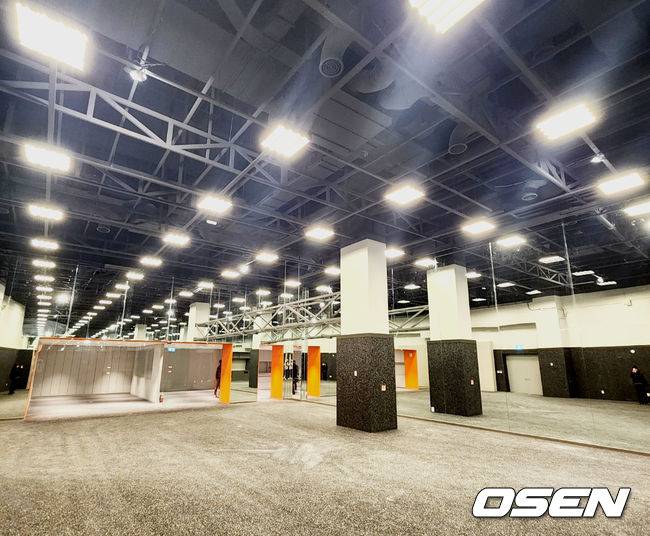 [OSEN=이상학 기자] 대전 한화생명볼파크 홈팀 체력단련실. /waw@osen.co.kr