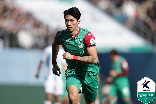 대전하나 박규현은 비시즌 깜짝 K리그행을 선택했다. 그동안 엘리트 코스를 거치며 승승장구했지만, 변화가 필요하다고 판단했기 때문이다. 사진제공｜한국프로축구연맹