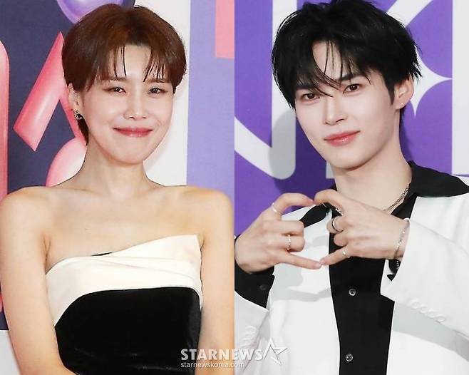 코미디언 장도연(왼쪽), 제로베이스원 성한빈 /사진=스타뉴스