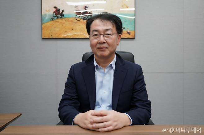 한미약품그룹 경영권 분쟁이 종식 수순에 접어든 가운데, 지주사 한미사이언스 대표직에 김재교 메리츠증권 부사장(IND 본부장)이 내정된 것으로 확인됐다. 사진은 김 부사장. /사진제공=메리츠증권