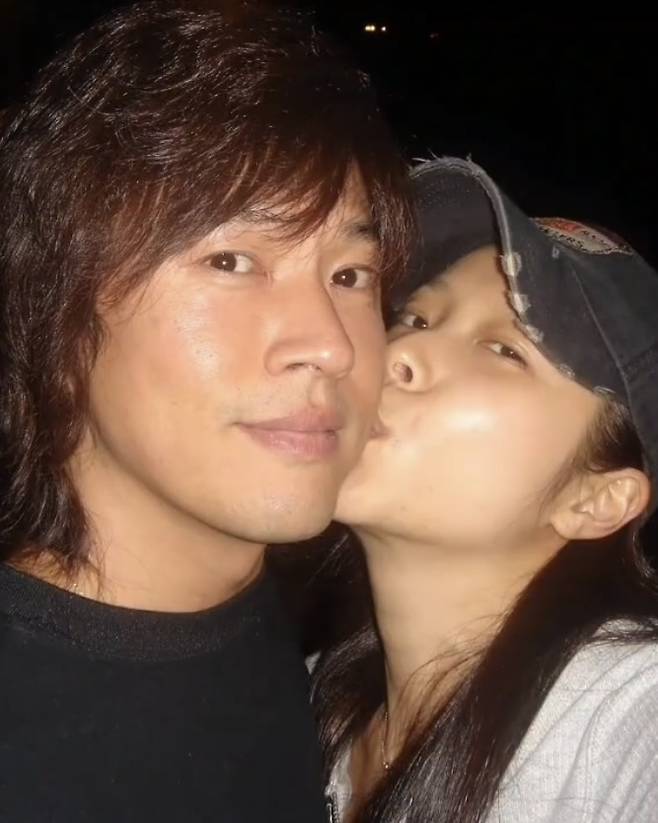 연애 당시 김정민과 루미코. 김정민 인스타그램