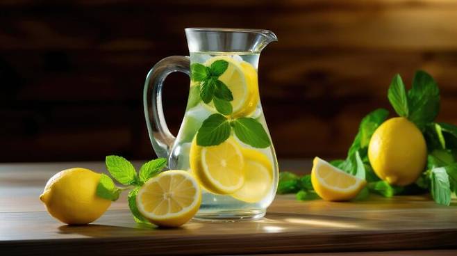 레몬 워터는 변비의 천연 치료제일 뿐만 아니라, 물을 더 많이 마시게 하기 때문에 장기적으로 소화 기능을 향상시킨다. [사진= 게티이미지뱅크]