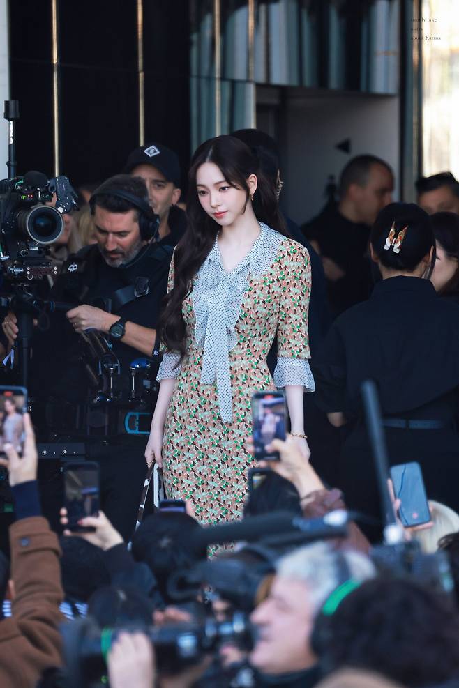 29685d020ba2ae59ebe33c9bba30a8b6189188b5.jpeg 밀라노 프라다쇼, 꽃 원피스 카리나.gif