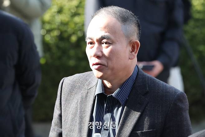 정치브로커 명태균씨. 한수빈 기자