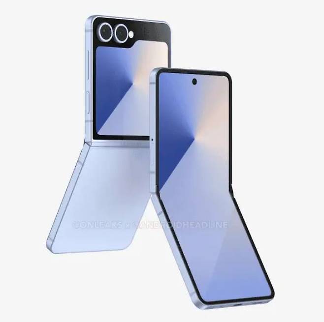 [서울=뉴시스] 갤럭시 Z플립7 렌더링 추정 이미지. (사진=안드로이드 헤드라인) *재판매 및 DB 금지