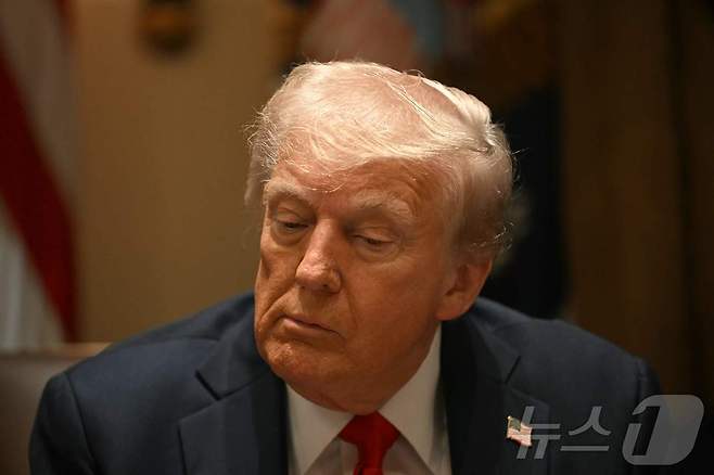 도널드 트럼프 미국 대통령 2025.02.27 ⓒ AFP=뉴스1 ⓒ News1 우동명 기자