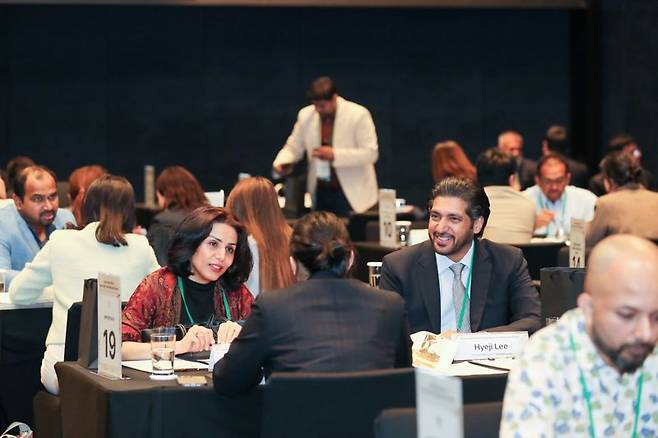 지난해 10월 21일 중동 걸프협력이사회(GCC) 소속 5개국이 참여한 현지 여행업계 대상 사업 상담회 모습. 문화체육관광부 제공