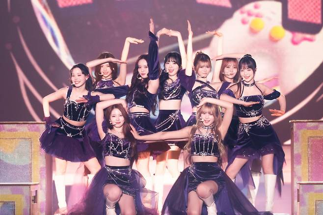 그룹 NiziU 일본 첫 윈터 투어 'AWAKE' 후쿠오카 공연 이미지/사진제공=JYP엔터테인먼트