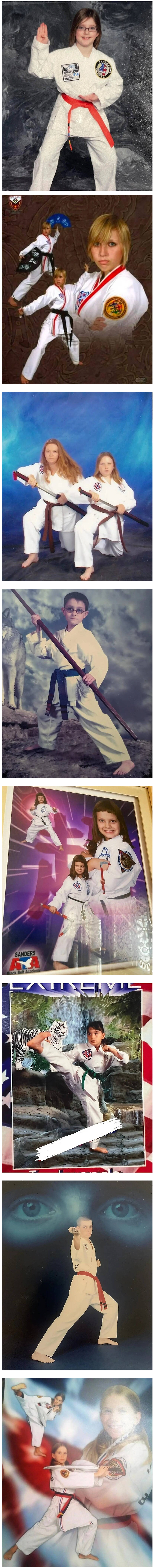 레딧에서 유행중이라는 옛날 태권도 사진 인증