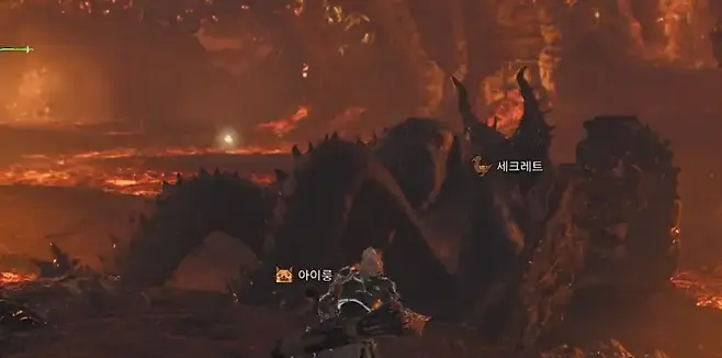 ▲ 뒤에 있을 때도 비슷한 패턴을 쓰지만 앞에 있을 때 패턴이 훨씬 후딜레이가 길다