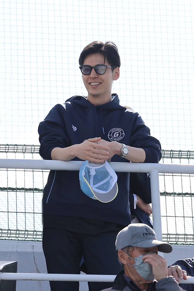 ▲ 신유열 롯데지주 미래성장실장 ⓒ롯데 자이언츠