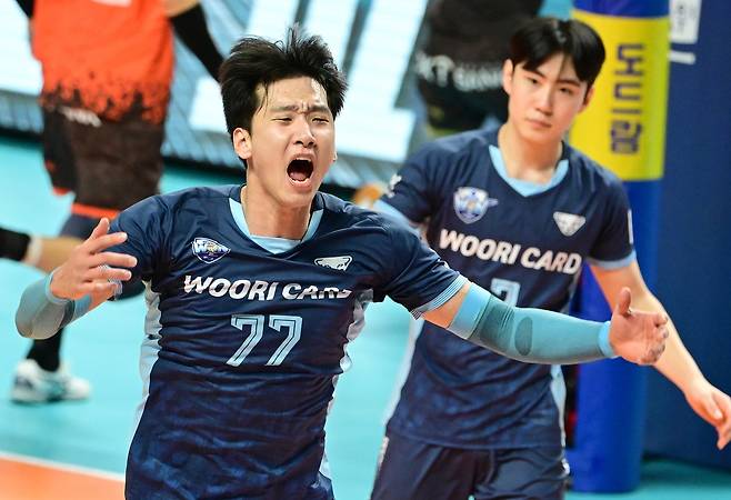 우리카드 아웃사이드 히터 송명근 [한국배구연맹 제공. 재판매 및 DB금지]