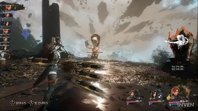 ▲ QTE의 경우 익숙해지면 귀찮게 여겨질지도 모르지만, 데모에 한해서는 여러모로 만족스러웠다