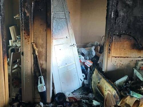 인천시 서구 심곡동 빌라 화재 현장. 사진=연합뉴스