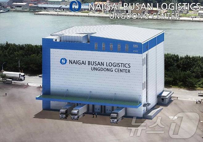 나이가이은산 웅동센터 조감도.(부산진해경제자유구역청 제공. 재판매 및 DB금지.)