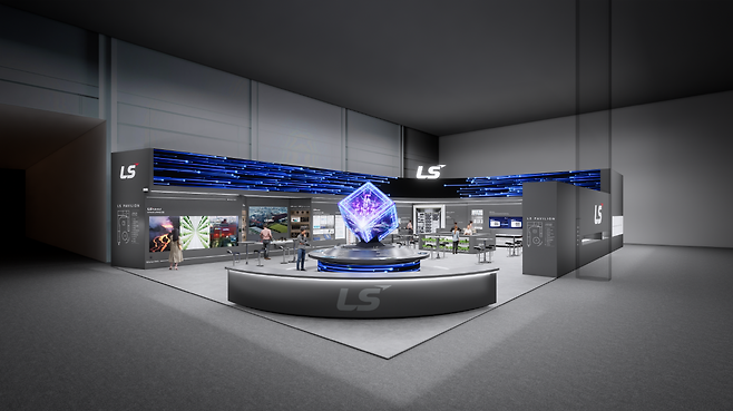 LS 일레트릭 외 5개 계열사가 참가하는 국내 최대 배터리 산업 전시회 ‘인터배터리 2025’ 전시장 조감도. [LS 제공]