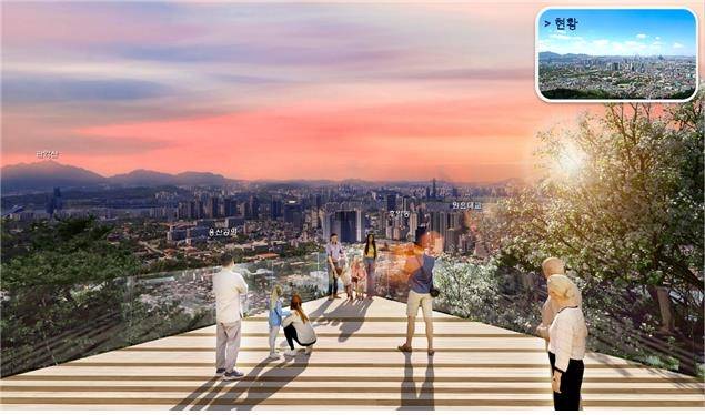 남산 선셋전망대 조감도 [서울시 제공. 재판매 및 DB 금지]