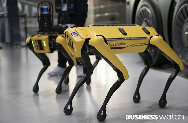 보스턴다이내믹스 '스팟'/사진=이명근 기자 qwe123@