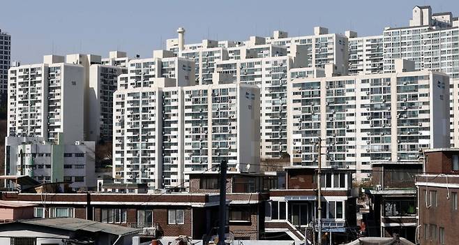 서울 성동구 금호동 두산 아파트 전경. 매경DB