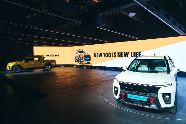 ‘쌍용 무쏘’의 부활…베일 벗은 전기 픽업트럭 ‘KGM 무쏘 EV’ [사진제공=KG모빌리티]