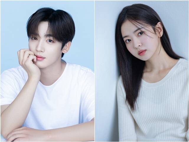 배우 김요한(왼쪽)과 황보름별이 새 드라마 '제4차 사랑 혁명'에 캐스팅됐다. /위엔터테인먼트, 앤피오엔터테인먼트