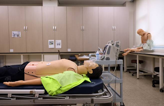 4일 오전 새 학기 수업을 시작한 대전의 한 대학 의대 실습실이 텅 비어 있다. (사진=연합뉴스)