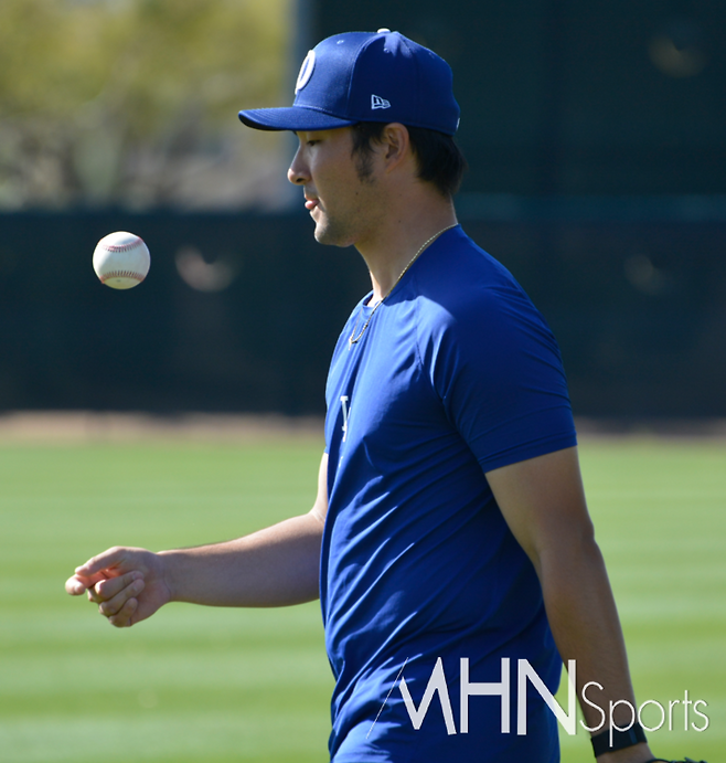 (LA 다저스 시절의 최현일)