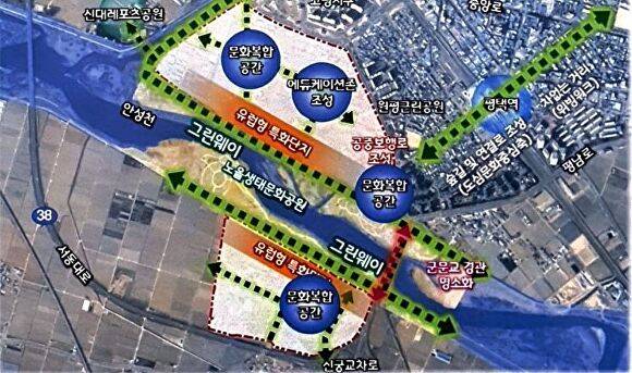 원평·신궁지구 개발계획도. [사진=평택시]