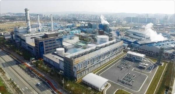 오산지역에 지역난방을 공급하는 DS파워(주) 전경. DS파워(주) 홈페이지