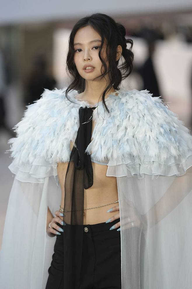 [파리=AP/뉴시스] 블랙핑크 제니