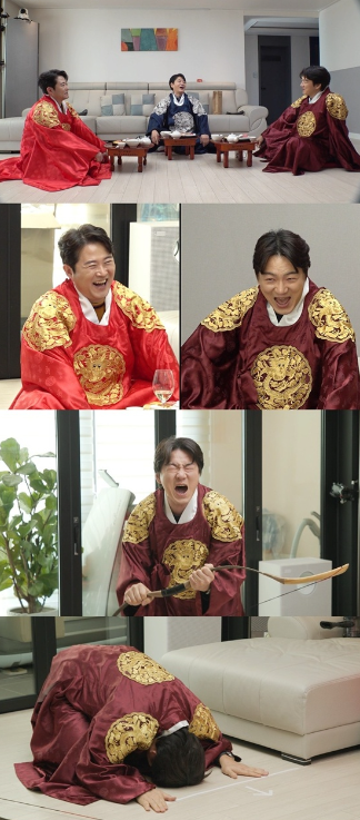 배우 송일국의 세쌍둥이 아들 대한, 민국, 만세가 깜짝 등장한다. SBS ‘미운 우리 새끼’ 갈무리&nbsp;