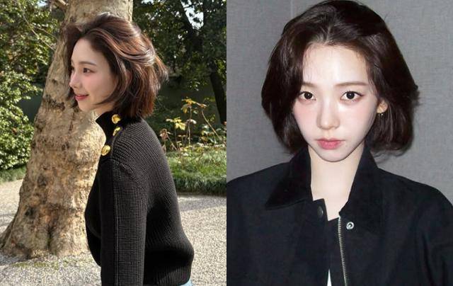 그룹 에스파 카리나는 최근 단발로 파격 변신에 나섰다. 카리나 SNS