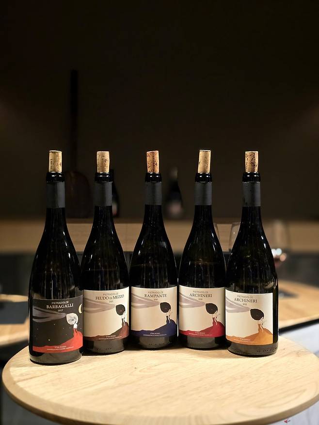 피에트라돌체 와인들. 최현태 기자