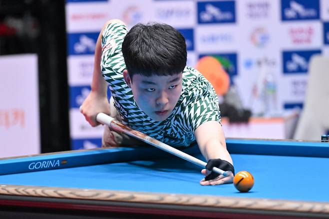 ‘3쿠션 신성’ 김영원. 사진=PBA 사무국