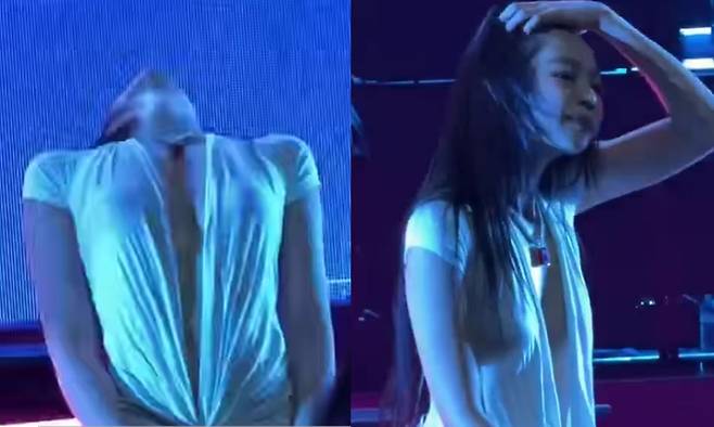 제니.  ‘The Ruby Experience’  LA 공연 유튜브 동영상 캡쳐