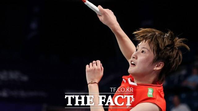 2020 도쿄올림픽 금메달리스트이자 안세영의 '천적'으로 불린 중국의 천위페이./BWF