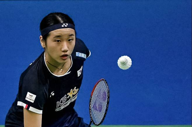 한국 배드민턴 간판 안세영. AFP=연합뉴스