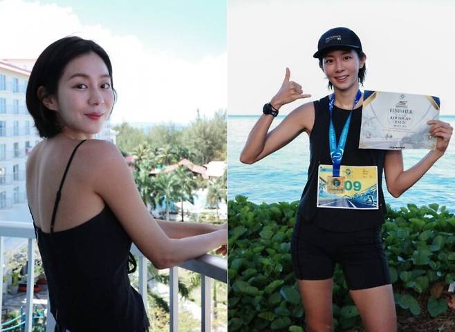 가수 겸 배우 유이가 마라톤에 푹 빠진 일상을 전했다. [사진=유이 인스타그램]