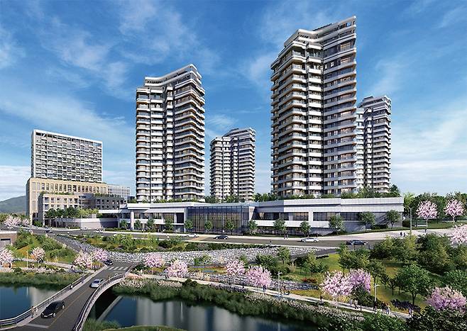 올해 하반기 서울 강서구에 문을 여는 ‘브이엘 르웨스트’ 조감도. /호텔롯데