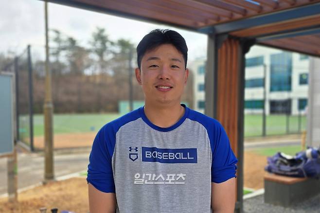 지난 5일 경산 볼파크에서 만난 삼성 양창섭. 경산=윤승재 기자