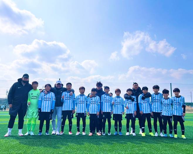 제54회 전국소년체전 세종대표 선발전에서 우승한 세종레알FC. 사진=세종레알FC