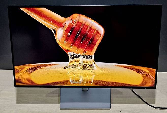 IPS 패널을 적용했지만 블랙 컬러 묘사 성능이 수준급이다 / 출처=IT동아