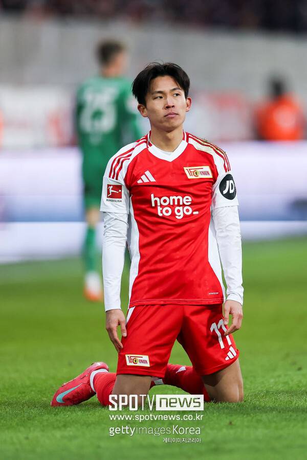 ▲ 우니온 베를린의 정우영은 아인라흐트 프랑크푸르트를 상대로 결승골을 터뜨렸다.