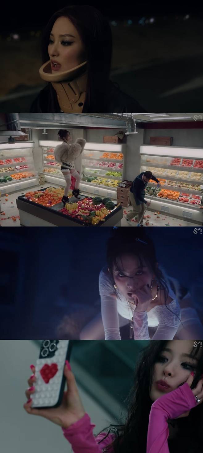 ▲ 슬기. 출처| '베이비, 낫 베이비' 뮤직비디오 캡처