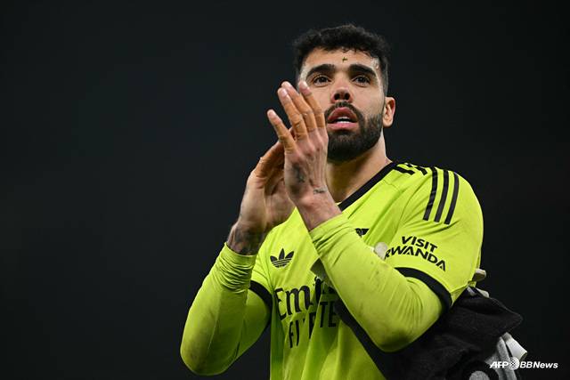 선방쇼를 보여준 아스널 골키퍼 다비드 라야. /AFPBBNews=뉴스1