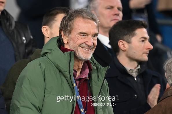 짐 랫클리프 맨유 공동 구단주. 사진=게티이미지