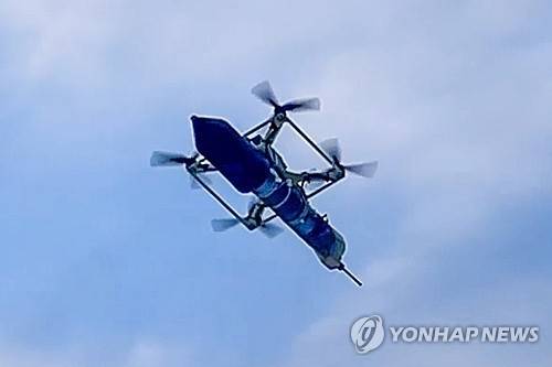 러시아의 FPV 드론 [러시아 국방부 제공. 타스=연합뉴스 자료사진. 재판매 및 DB 금지]