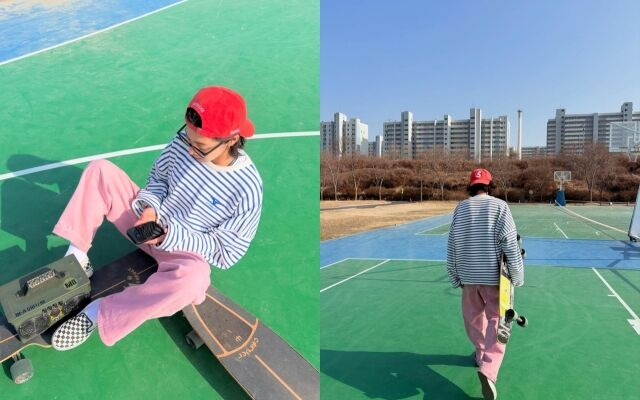 배우 설인아가 취미 생활을 즐기고 있다. / 설인아 인스타그램