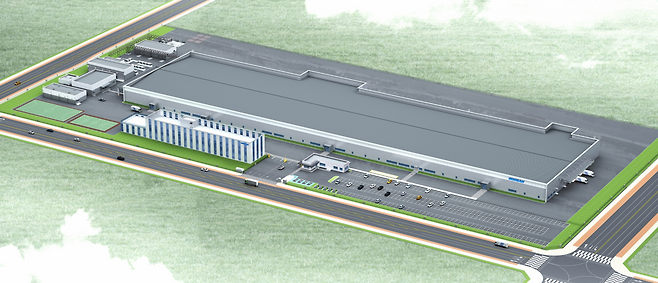 두산퓨얼셀 군산 공장 조감도. [두산퓨얼셀 제공]