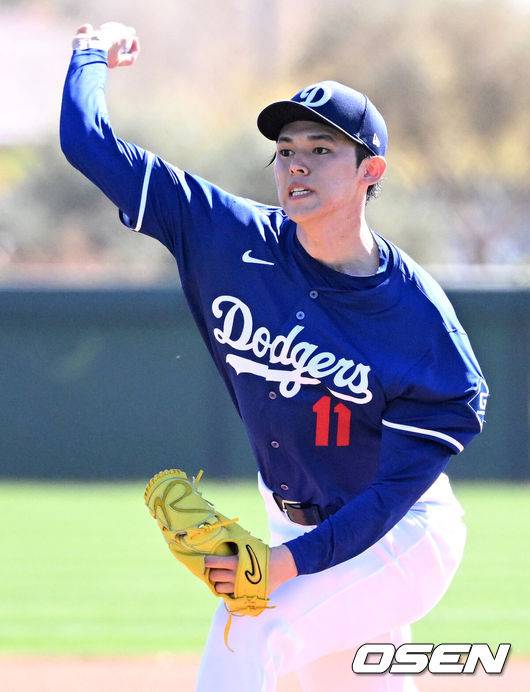[OSEN=이대선 기자] LA 다저스 사사키 로키. 2025.02.26 / sunday@osen.co.kr